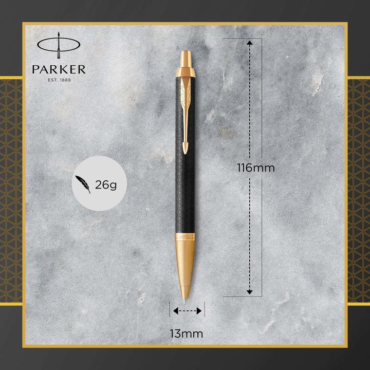 Produktbild Parker Pen IM Premium Black/Gold G.C. (Schwarz, 1 x)
