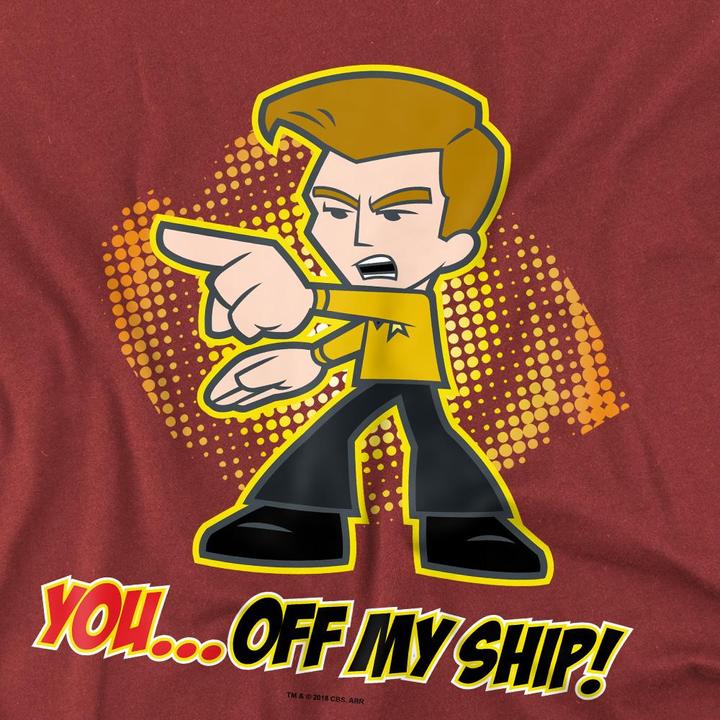 Produktbild Star Trek Quogs Off My Ship TShirt (S)