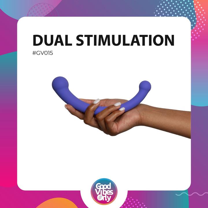 Actual product image Good Vibes Only Doppelter Vibrator Jane Lila