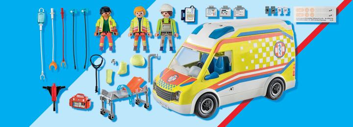 Produktbild Playmobil Rettungswagen mit Licht und Sound (71202, Playmobil City Life)