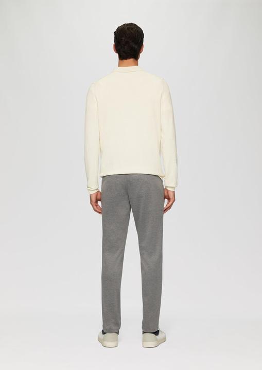 Actual product image S.Oliver Strickpullover Strickpullover mit Polokragen und Seide (XL)