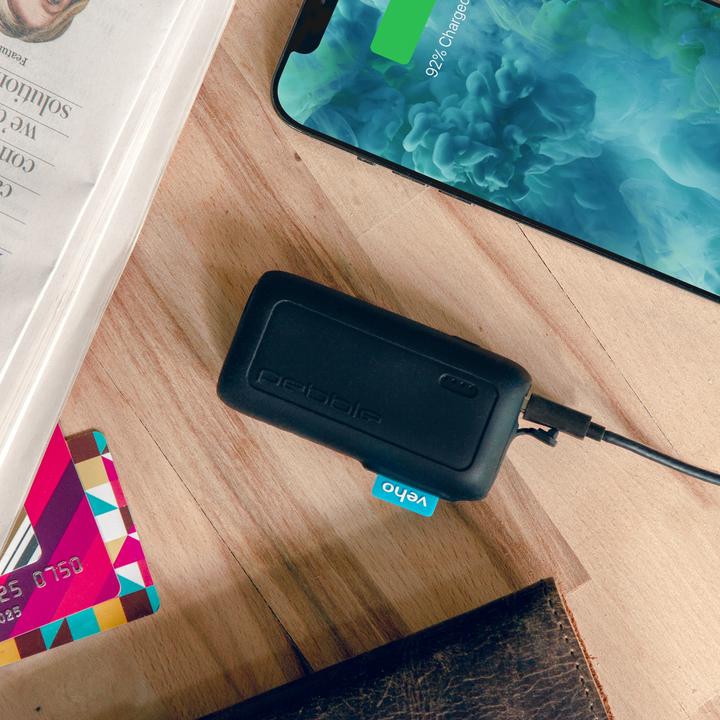 Actual product image veho Pebble PZ-6 Draagable Rugged Powerbank - 5000mAh (5000 mAh, 37 Wh)