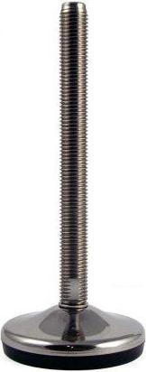 RS PRO Verstelbare voet M10 x 75mm, tot 300kg roestvrij staal