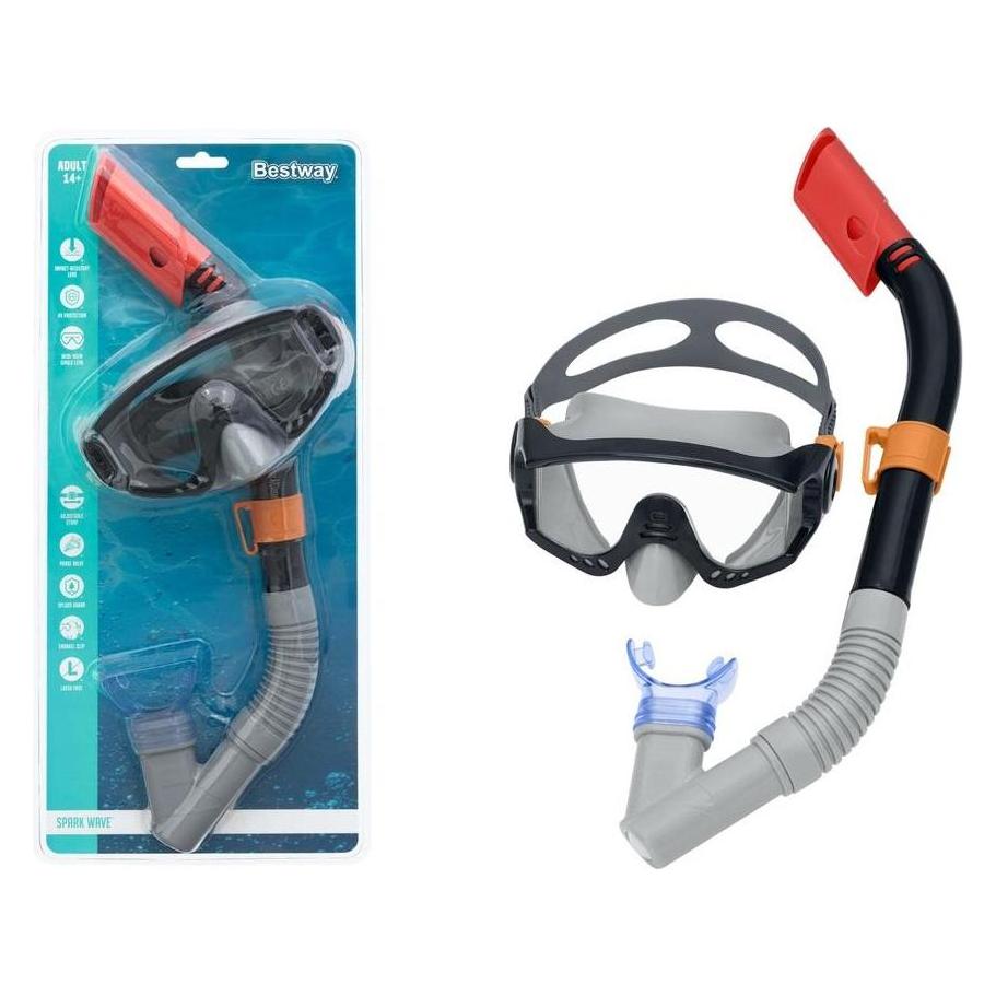 Bestway Tauchset Schwarze Schnarchmaske 24068 (25255982)
