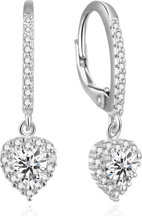 Produktbild Beneto Romantic heart silver earrings AGUC2584L (L) (Silber)