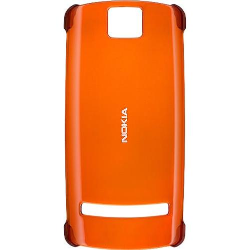 Nokia CC-3014 Hard Schutzabdeckung für Mobiltelefon (Nokia 600), Smartphone Hülle, Orange