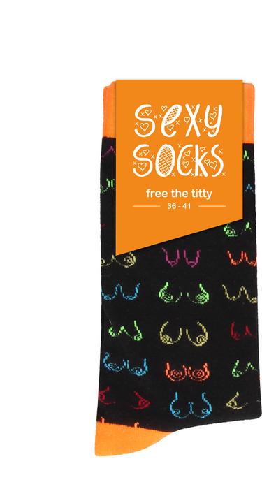 Actual product image Doc Johnson Sexy Socks - Free The Titty (Other)