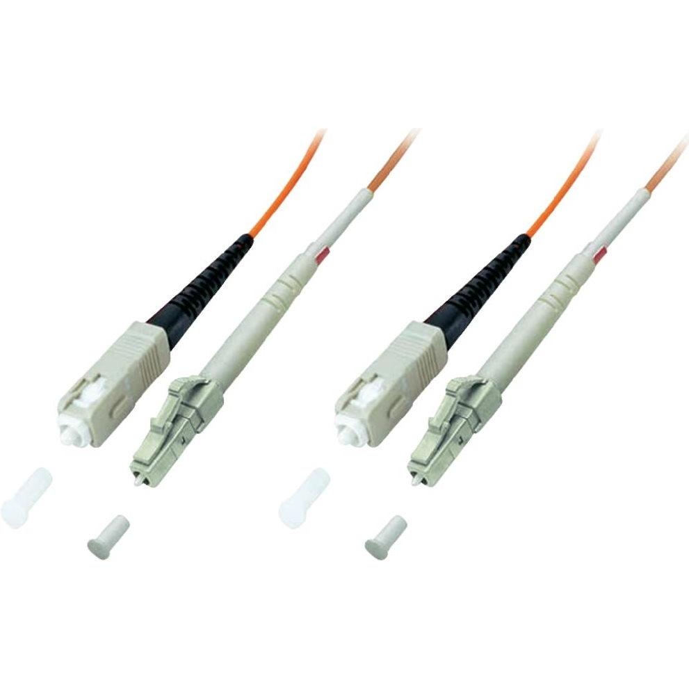 Thumbnail - EFB Elektronik O3061.2 2m LC SC Orange Glasfaserkabel (CAT7, 2 m), Netzwerkkabel
