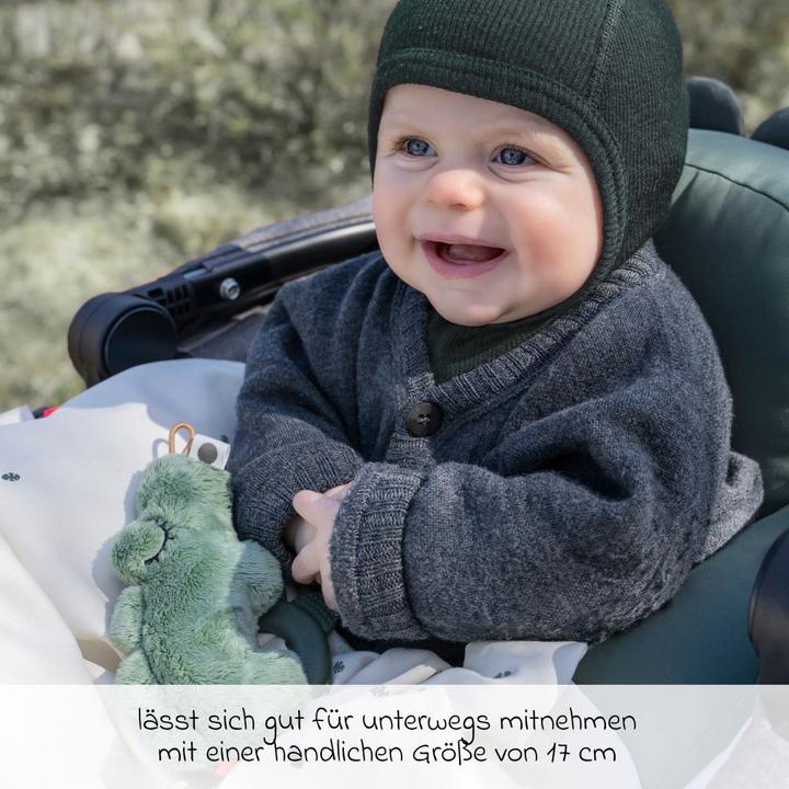 Actual product image Done by Deer Rasseln & Greiflinge Mini-Spieltier / Rassel - Croco - Grün