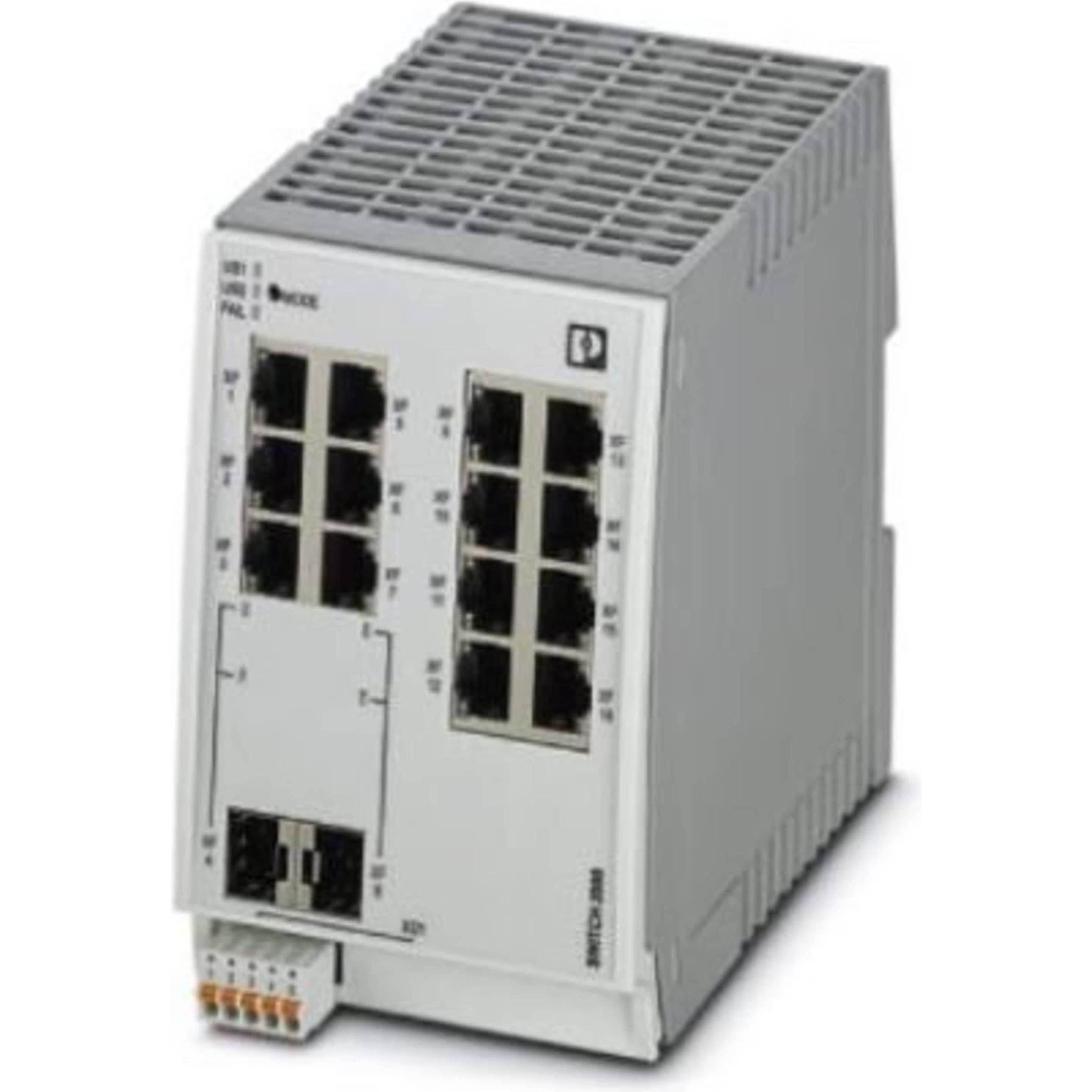 Phoenix Contact FL SWITCH 2314-2SFP Managed Network Switch 14 porte 10 / 100 / 1000 MBit/s (16 porte), Switch di rete