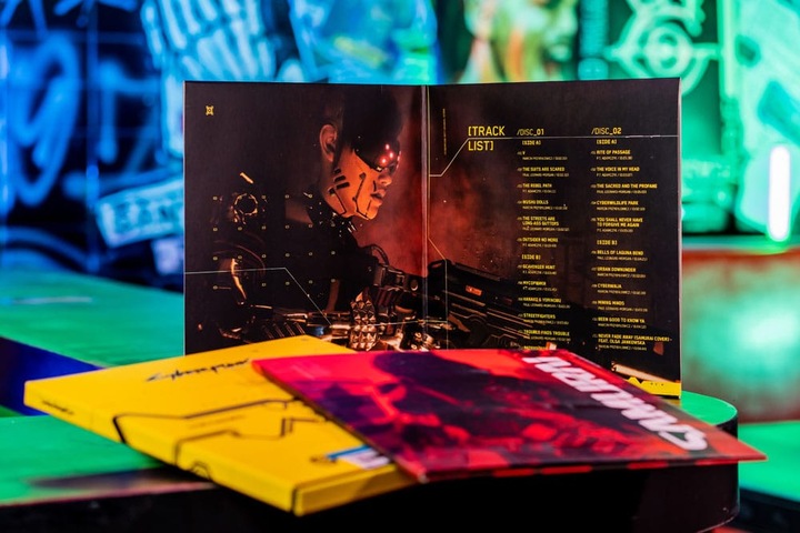 Actual product image DEVplus Cyberpunk 2077 Original Vinyl Soundtrack Score and Samurai Vinyl 3LP
