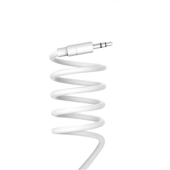 Denmen 3,5-Zoll-Stereokabel (Buchse auf Buchse), weiss, 2 m, DX02 (2 m), Cavo audio