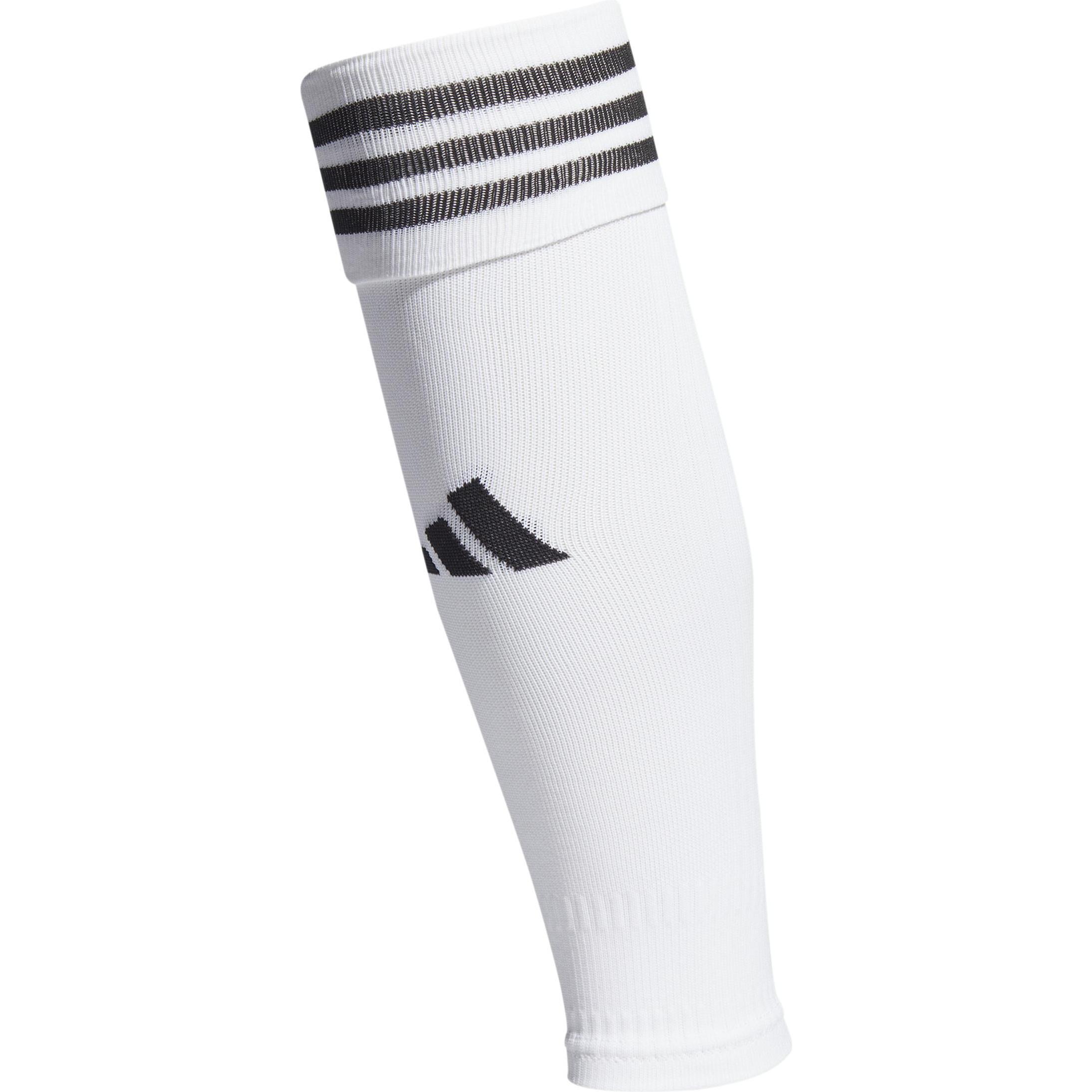 adidas, Herren, Sportsocken, Team Sleeves 23 Fussballärmel weiss HT6541 (46-48) (46 - 48), Weiss