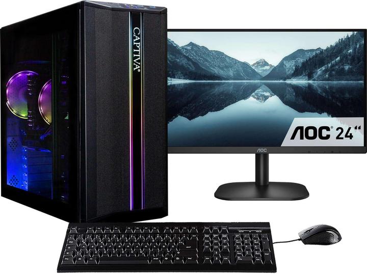 Actual product image Captiva Power Starter R80-019 TFT Bundle Ryzen 7 Radeon Graphics (1000 GB, 16 GB, AMD Ryzen 7 5700G, AMD Radeon Graphics)