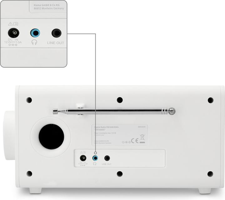 Productafbeelding Hama DR1000DE (FM, DAB+, Bluetooth)