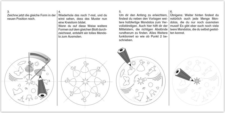 Produktbild Scout: Mandala-Lernblock: Mal- und Denkspiele