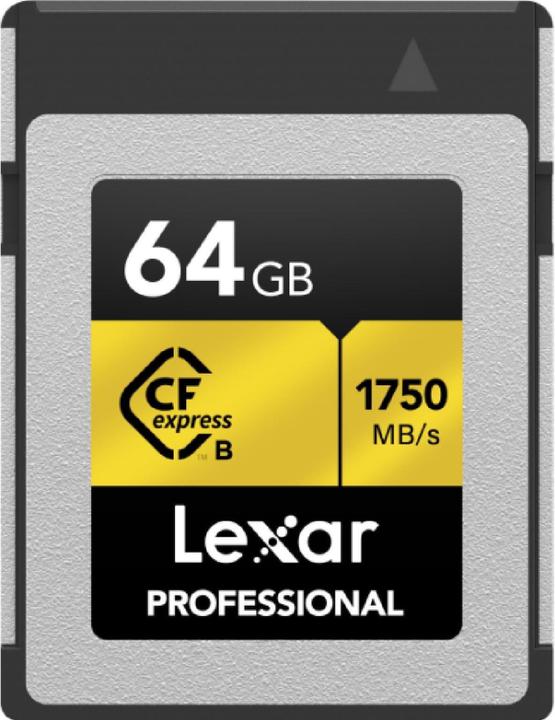 Immagine prodotto Lexar CFexpress professionale R: 1750MB/s W: 1000MB/s (64 GB, CFexpress tipo B)