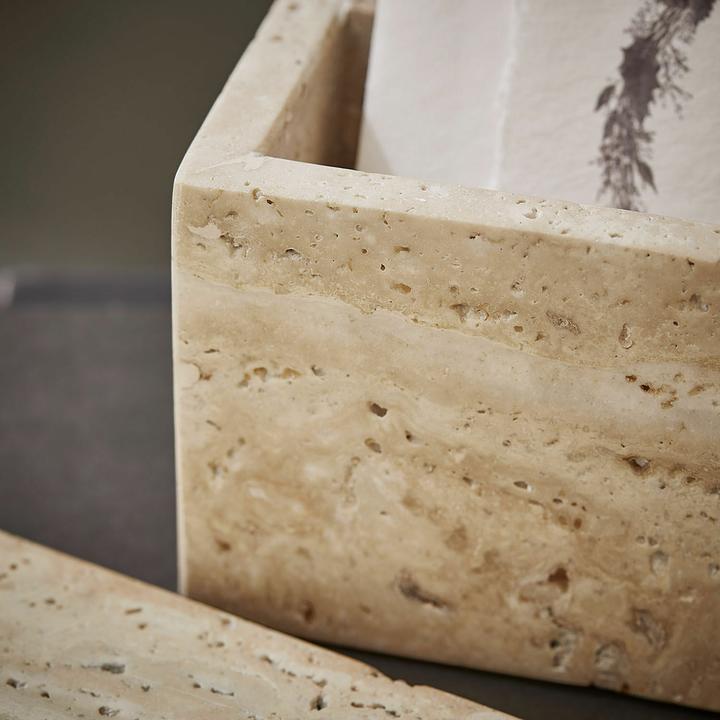 Actual product image Loberon Box Tavone beige (19 cm)