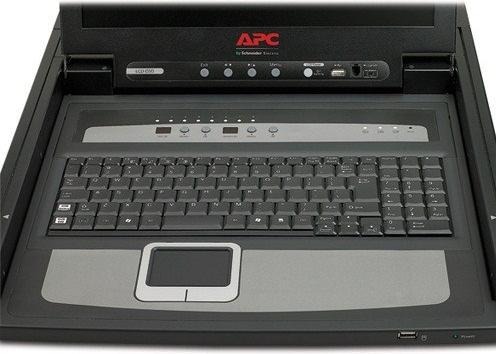 Produktbild APC 43.18 cm - 17 Z Rack LCD Console - US Tastatur - mit 8 Port Analog KVM Switch
