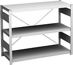Actual product image kaiserkraft Sideboard plug-in shelf, light gray