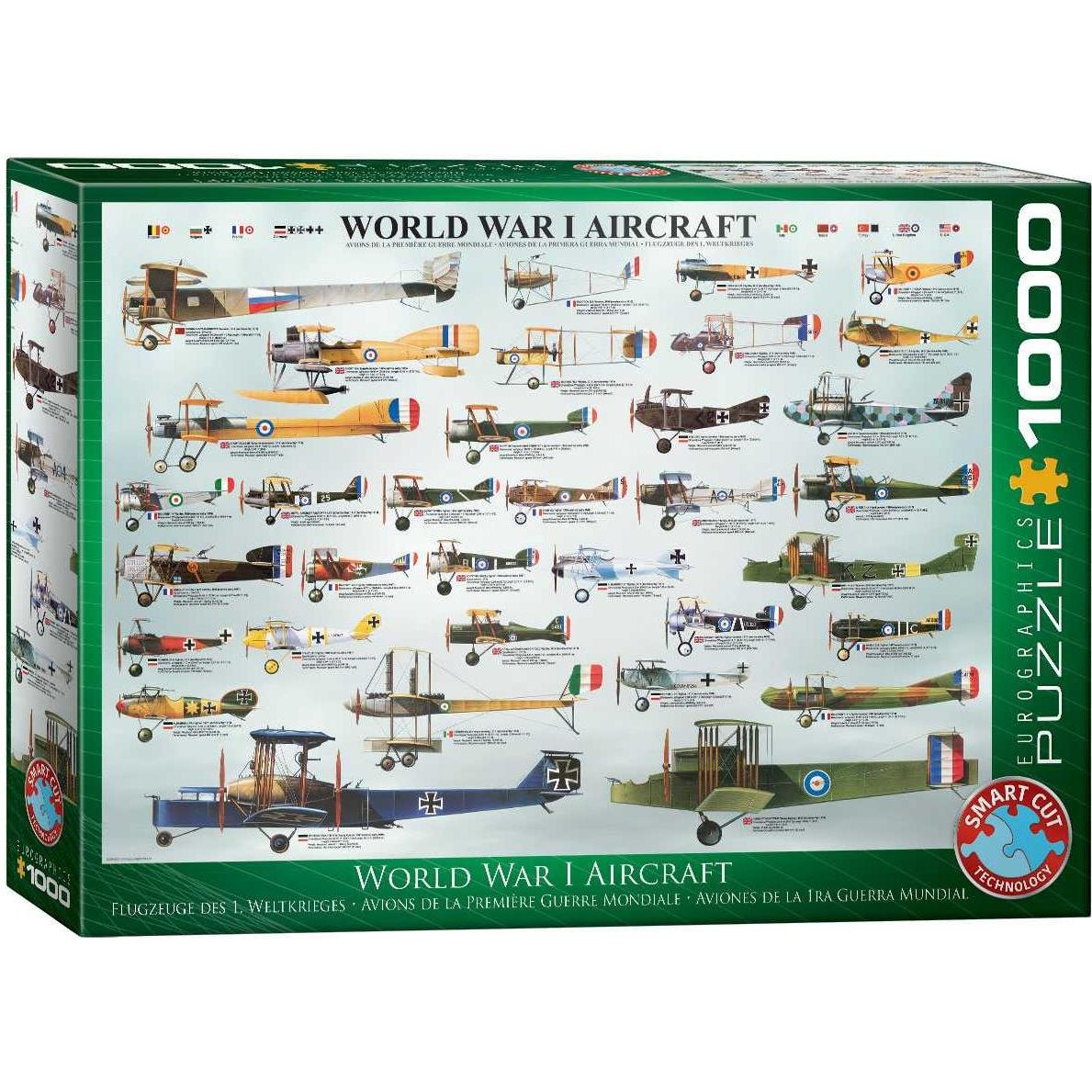 Eurographics Kriegsflugzeuge 1. Weltkrieges (1000 Teile)