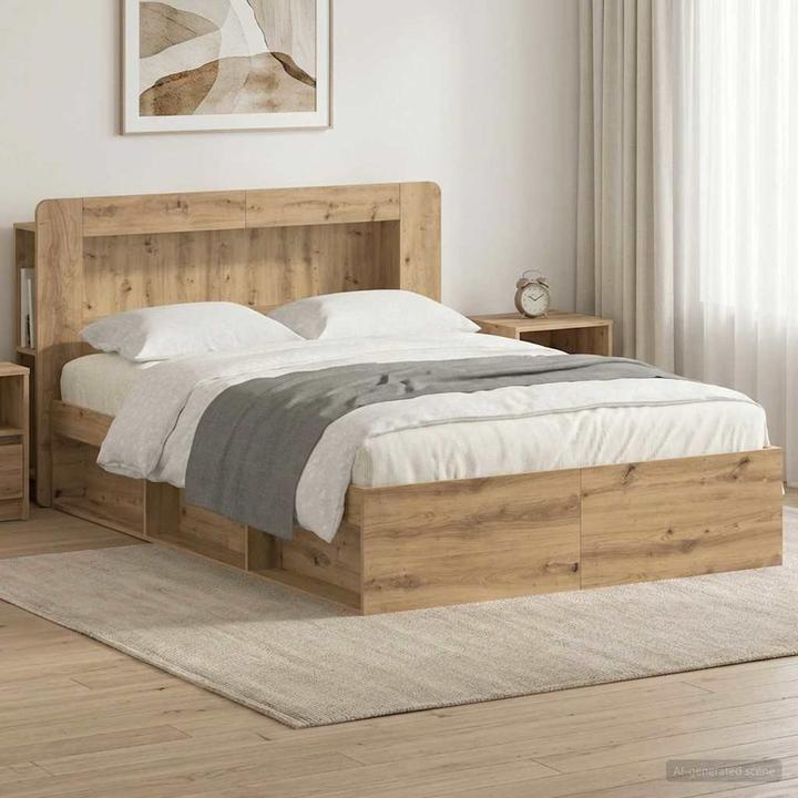 Produktbild vidaXL Bettrahmen (135 x 190 cm)