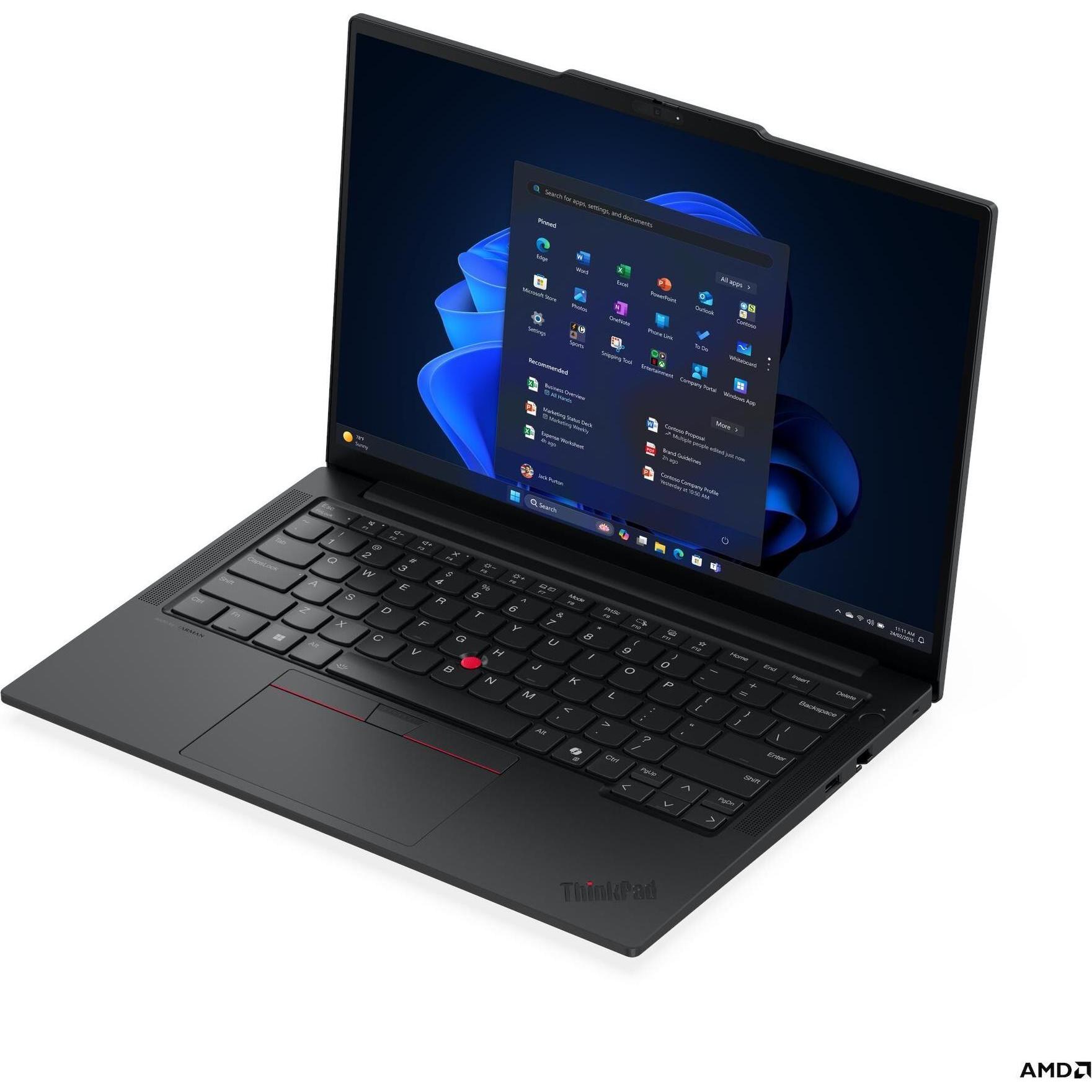 Lenovo ThinkPad E14 Gen 7 (AMD), Notebook Ersatzteile, Schwarz