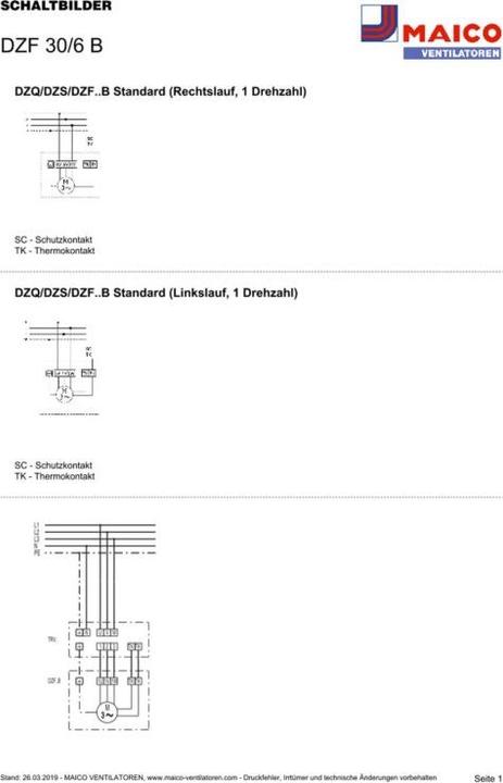 Produktbild Maico MAI DZF 30/6 B Wandeinbau-Ventilator