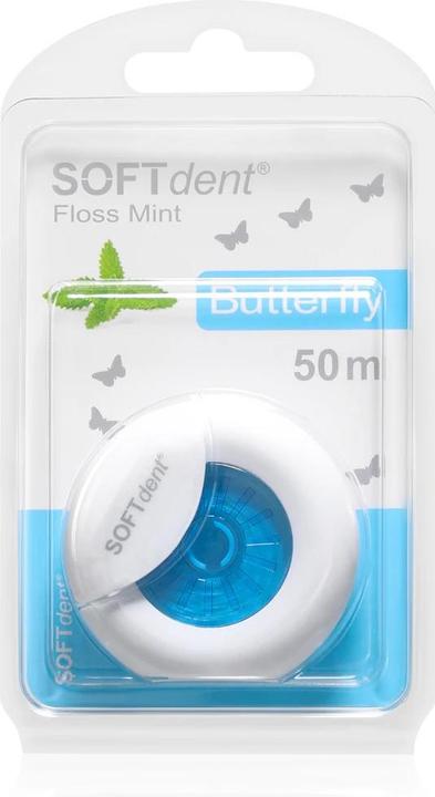 Produktbild SoftDent Zahnseide Butterfly (50 m)