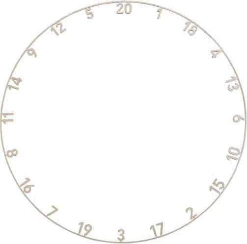 Image du produit Precise180 Onepiece Zahlenring Urban Dust