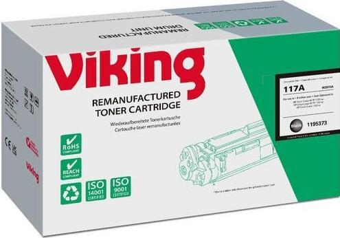 Image du produit Viking Tonerkartusche Kompatibel HP 117A Schwarz