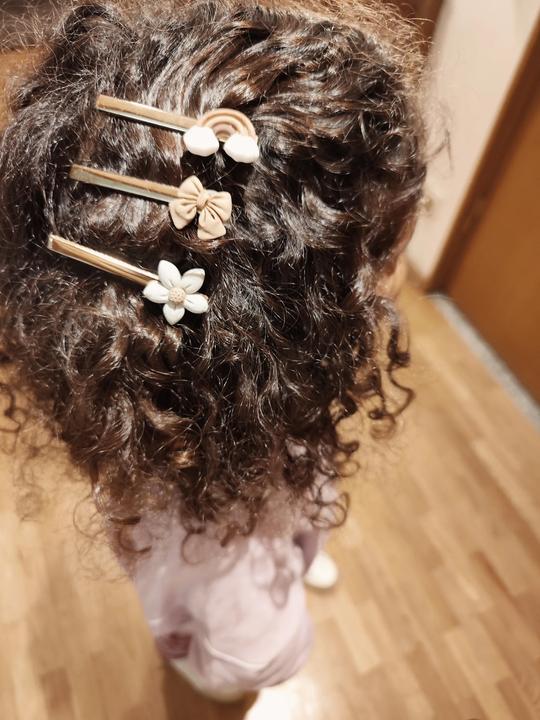 Image du produit Mrs. Ertha Mrs Ertha - Pinces à cheveux Bow Icecream Bow Berry (3 pcs)