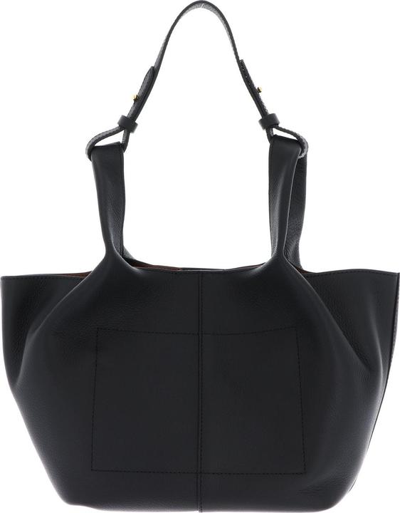 Actual product image Coccinelle Beat Shopping Double Grainy Leather Handbag