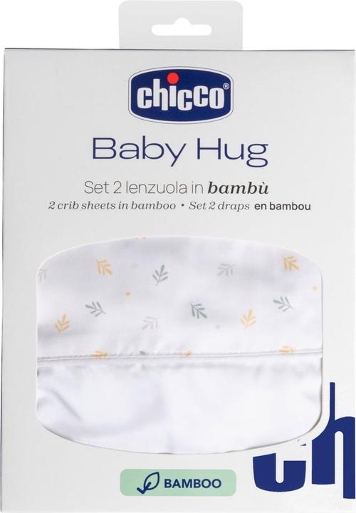 Chicco Baby Hug G/D Spannbettlaken Bambuslaub