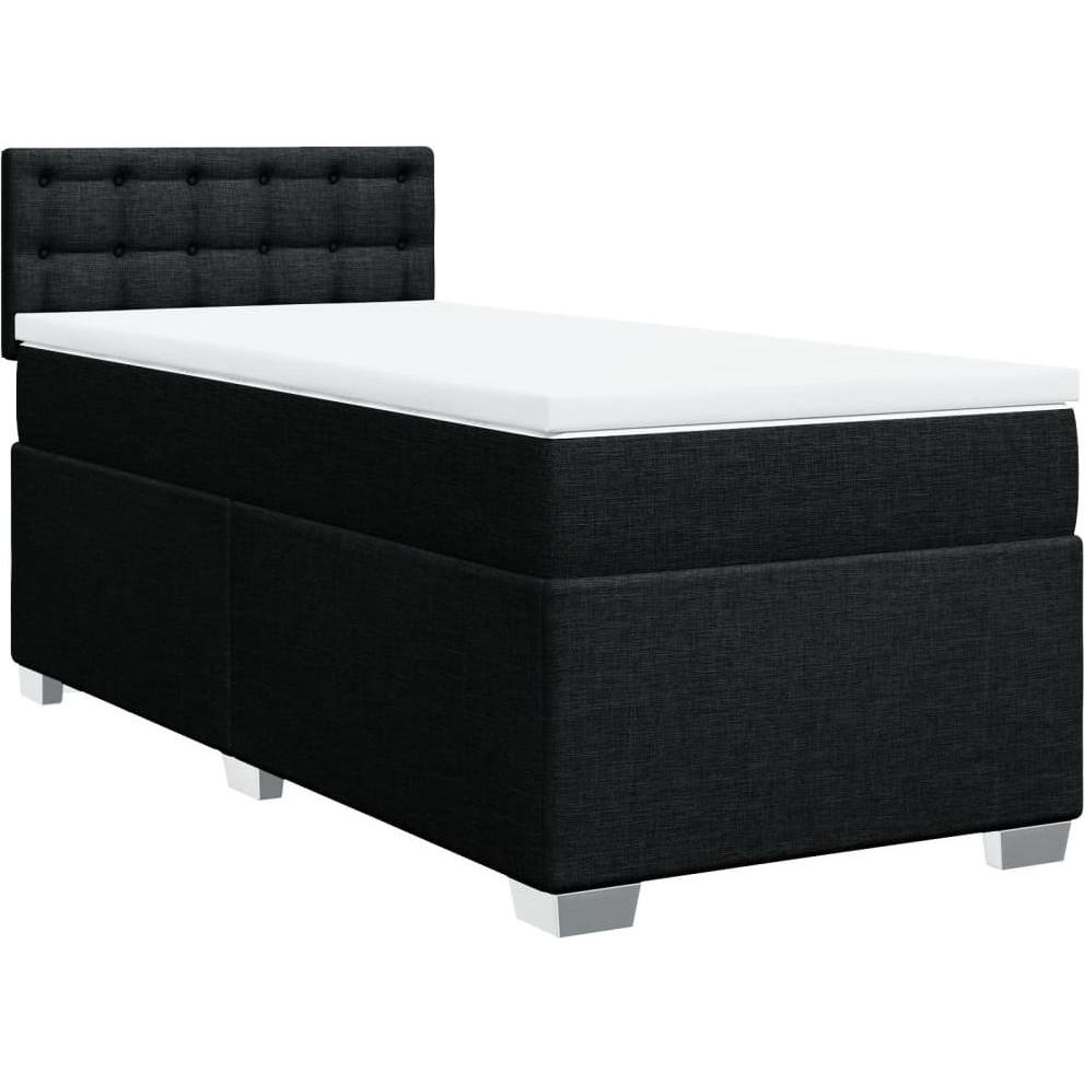 Thumbnail - VidaXL, Bett, Bo x springbett mit Matratze 140 x 200 cm Stoff (140 x 200 cm)