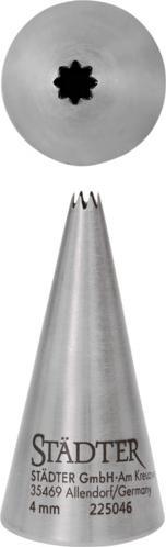 Produktbild Städter Sterntülle 4 mm gross (Spritztüllen)
