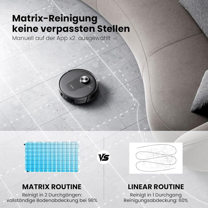 Produktbild Proscenic Aspirapolvere Robot (6000 Pa, Wischtuch)