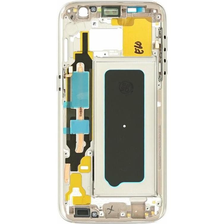 Samsung Galaxy S7 Front Cover Rahmen Gold (Galaxy S7), Mobilgerät Ersatzteile, Gold