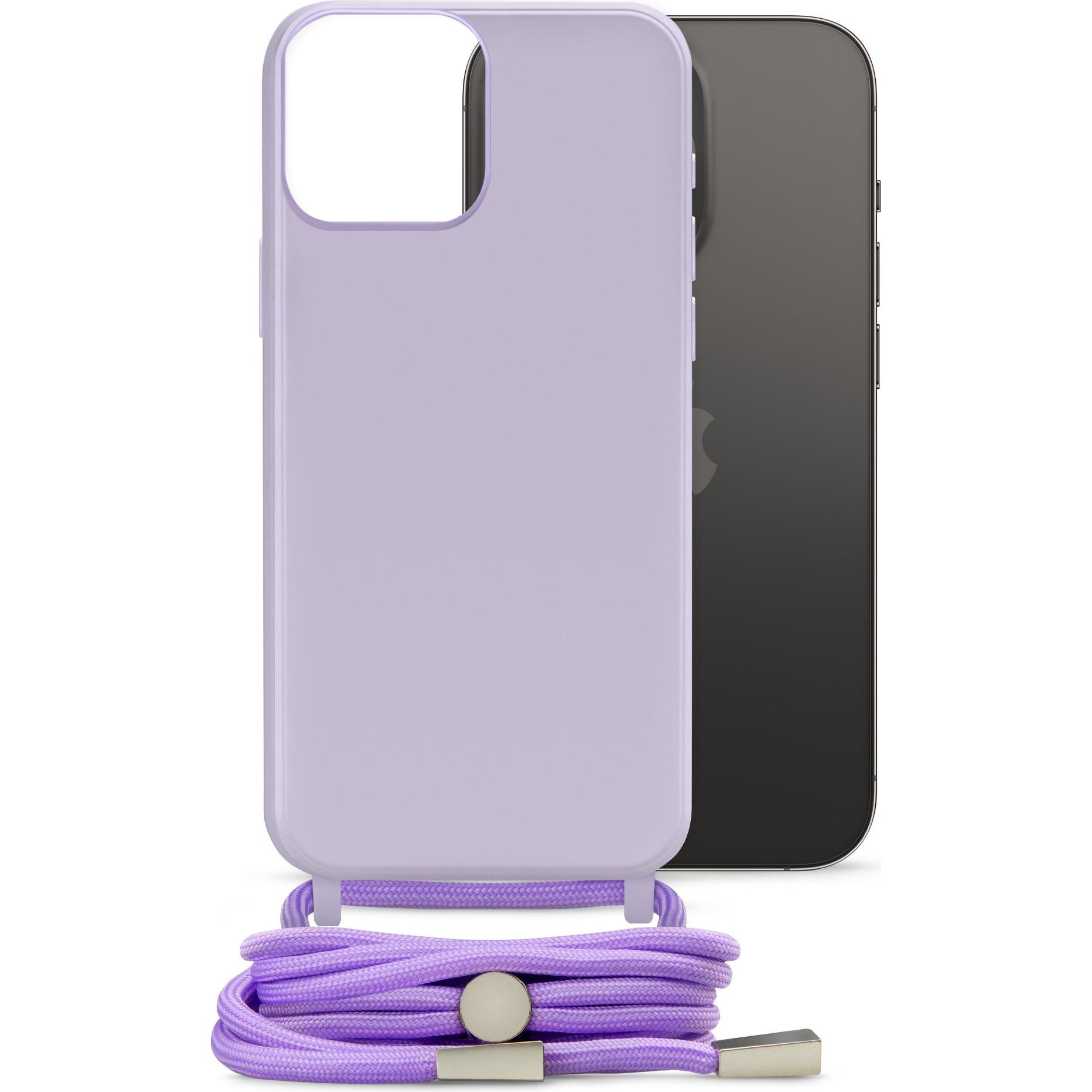 Mobilize Lanyard Gelly Case (Apple iPhone 15 Pro), Smartphone Hülle, Violett