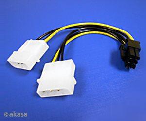 Produktbild Delock Dual 4P-6P PCIe Adapter