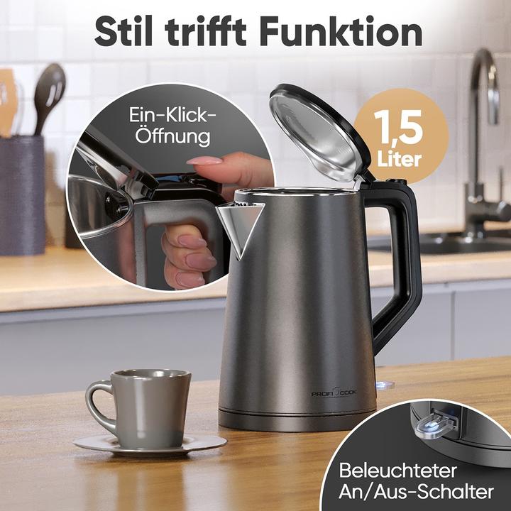 Image du produit Proficook Bouilloire électrique (1.50 l)