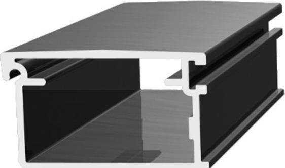 Rehau Abschlussleisten (Griffprofil) Metallic-Line