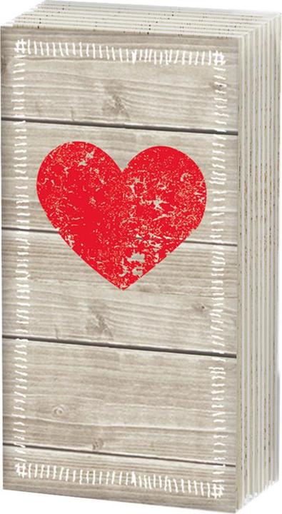 Produktbild ppd Sniff Heart Of Wood Taschentuch, Papiertaschentücher, 10 Stück, Tissue, Rot / Taupe, 51623