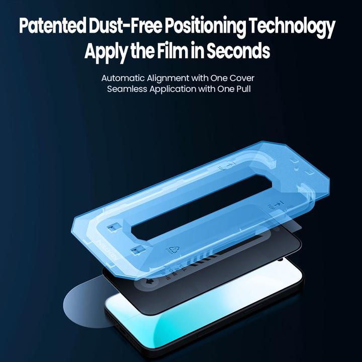 Actual product image Nillkin Privacy Iphone 17 Pro Max Schwarz (Apple iPhone 17 Pro Max)