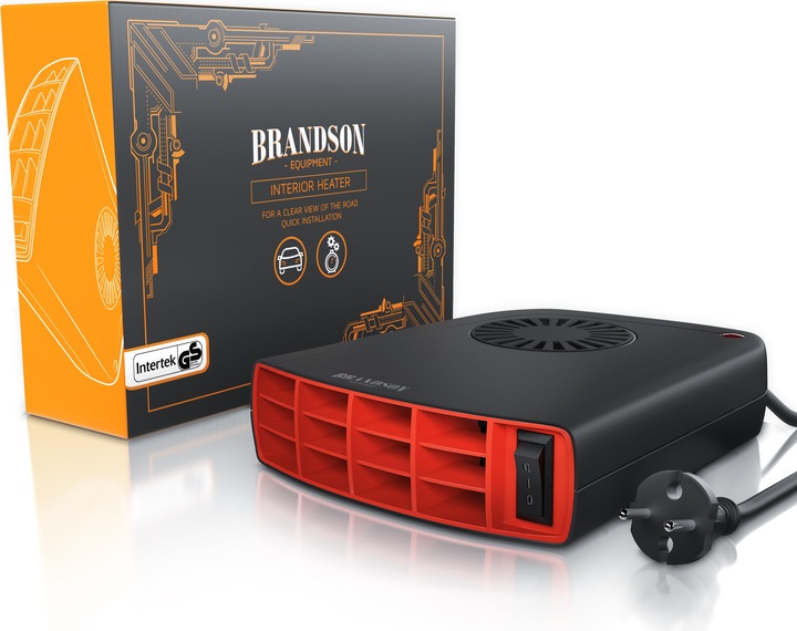 Produktbild Brandson Innenraumheizung - mobile Auto Heizung - PKW - Komfort Entfroster Standheizung Heizlüfter (1400 W)