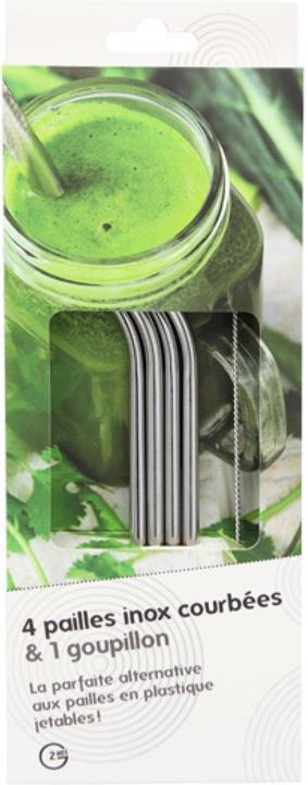 Produktbild Chevalier Diffusion Biegsame Strohhalme mit Putzbürste (4x)