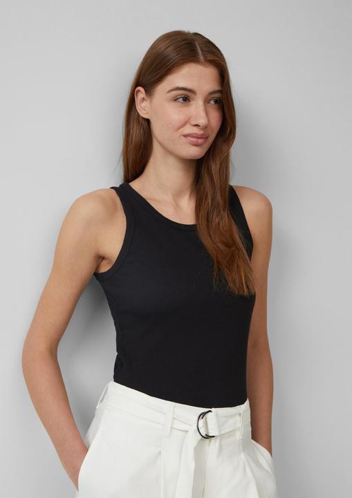 Produktbild S.Oliver T-Shirt Slim-Fit-Top mit Rippstruktur (44)