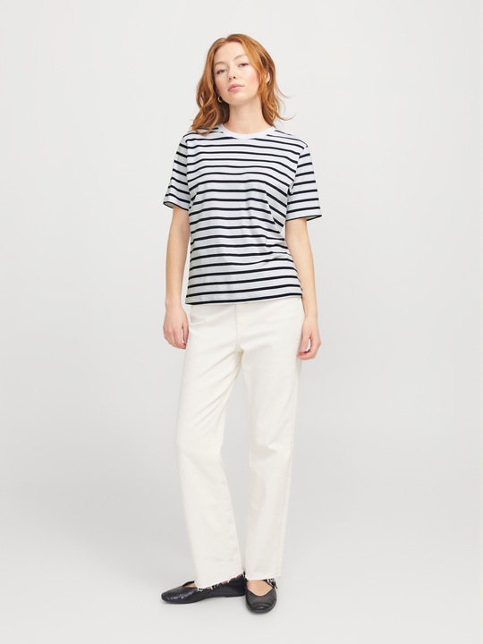 Produktbild JJXX Jxanna Ss Regular Every Stripe Tee Jrs (XL)