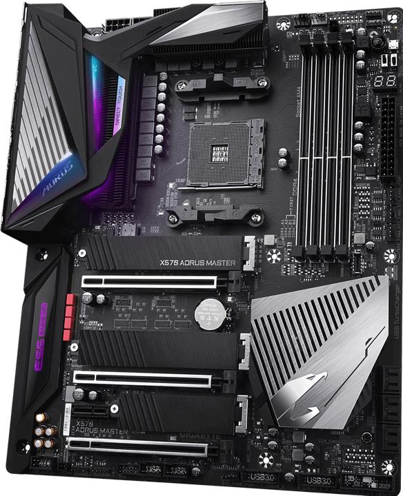 Actual product image Gigabyte X570 Aorus Master (AM4, AMD X570, ATX)