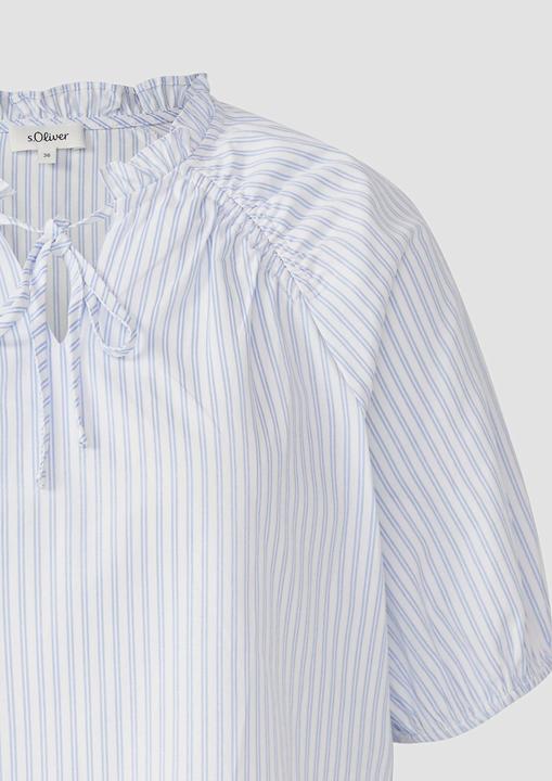 Immagine prodotto S.Oliver Bluse Bluse im Relaxed Fit mit Rüschenkragen (34)